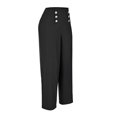 thumbnail image 3 of Pantalón George para Mujer, con Botones Al Frente Negro Talla EG, 3 of 4