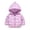 Purple, variant on Ymyiu Kids Winter Coat Baby Winter Coats Toddler Hooded Jackets Cotton Warm Lined Puffer Outerwear Baby Boys Girls Windproof Thick Clothes 6-12 Months(Light Green, 6-12 Months)