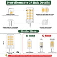 thumbnail image 3 of Bombilla LED Gardencoin G4 4W 2700K Blanco Cálido 12V AC/DC, 3 of 7