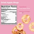 Amrita Dried Apple Rings TMA3 16 oz No Sugar Added, Vegan, nonGMO