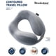 thumbnail image 2 of Almohada de Viaje Brookstone para Cuello de Espuma Viscoelástica Gris Oscuro, 2 of 7
