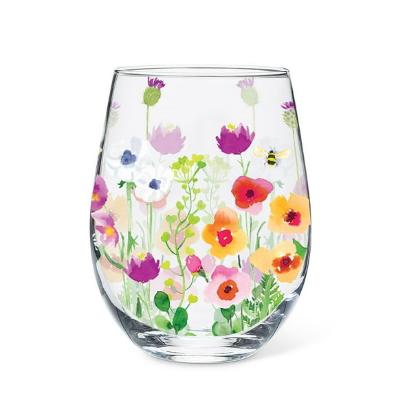Set of 1 Bee Garden Stemless Goblet