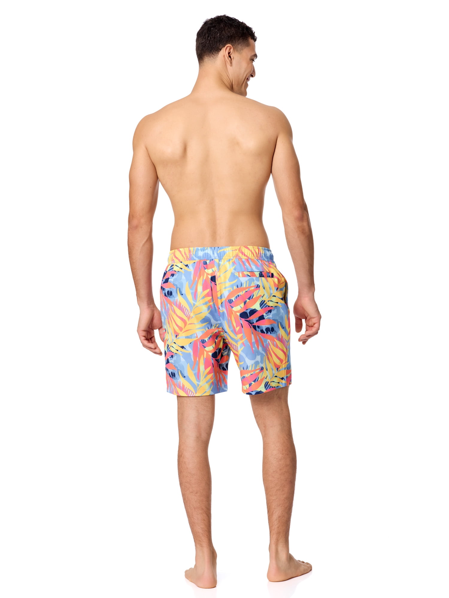 Rugged Shark Mens & Big Mens Swim Trunks, 7" Inseam, Sizes S-3XL