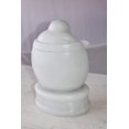 thumbnail image 6 of Nifao Buddha White Mounted on A Base Jade Statue – Home Decor Sculpture, 7"L x 5"W x 12"H, 6 of 11