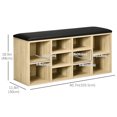 thumbnail image 3 of Multi-Function Shoes Bench Shoes Bench Ample Storage Height Adjustable, 3 of 10
