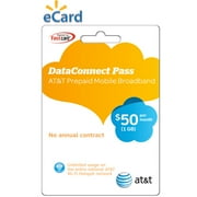 (Email Delivery) AT&T Prepaid Mobile Broadband Data Connect Pass, $50 per month, 1GB