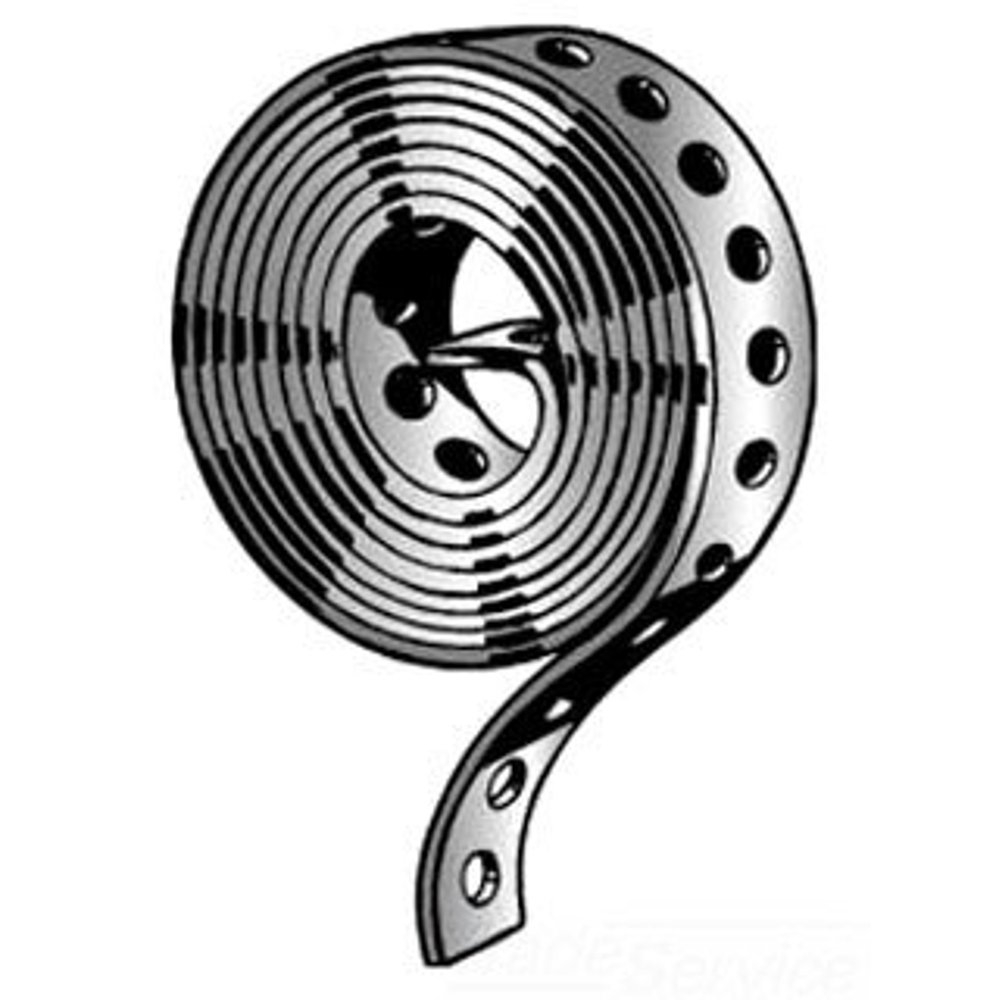 Minerallac 410C PreGalvanized Steel 24Hole/Foot Perforated Strap Coil