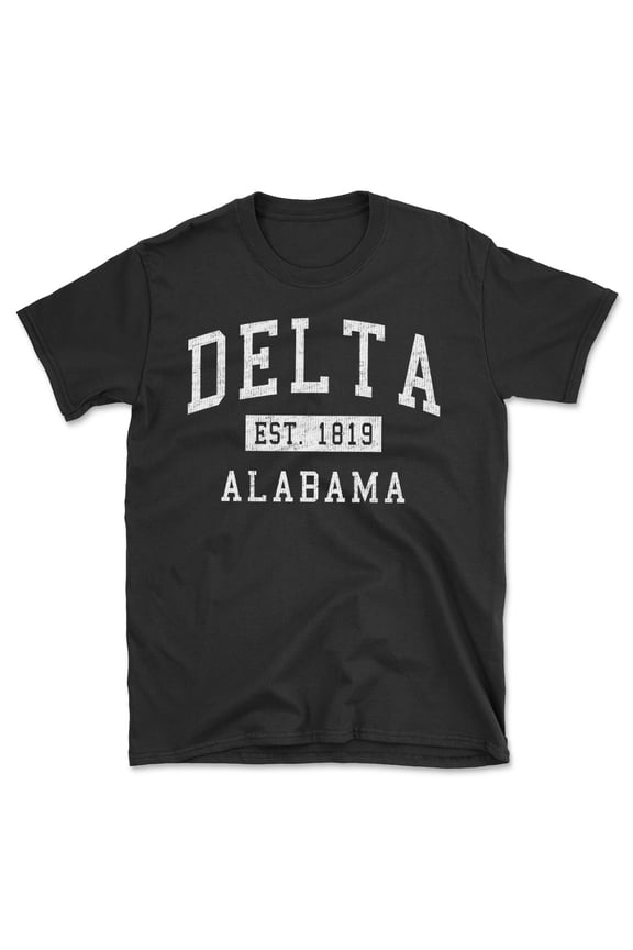 Delta Alabama Classic Established Men's Cotton T-Shirt