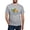 Heather Gray, variant on - Alabama Orange Beach T Shirt - Fitted T-Shirt, Vintage Fit Soft Cotton Tee