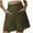 Army Green-550, variant on Limited Time Savings,Women's Solid Color Elastic Waist Pockets Loose Shorts Pant, Soft Comfortable, Stretchy Material, Casual Fit, For Everyday, Breathable, Quick Dry Effortlessly Chic