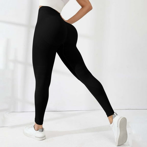 Thick High Waist Yoga Pants With Pockets Workout Running Yoga Leggings For Women