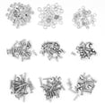 thumbnail image 4 of 150 tornillos con cabeza hexagonal plana M4 de acero inoxidable 304 + 50 tuercas hexagonales + 100 arandelas, 4 of 8