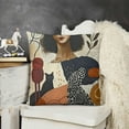 thumbnail image 2 of YINGXI  Abstract Art Mid Century Modern Throw Pillow Covers Colorful Boho Aesthetic Floral Geometric Minimalist Pillow Covers for Couch Outdoor Decor 20x20in, 2 of 5