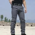 thumbnail image 4 of YYDGH Men's Cargo Pants with Pockets Lightweight Casual Hiking Training Pants Solid Tactical Pants, 4 of 9