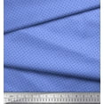 thumbnail image 2 of Soimoi Blue polyester Crepe Fabric Spiral & Stripe Geometric Printed Fabric 1 Yard 42 Inch Wide, 2 of 3
