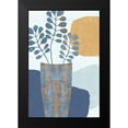 thumbnail image 2 of Kouta, Flora 13x18 Black Modern Framed Museum Art Print Titled - Indigo Yellow Still Life III, 2 of 5