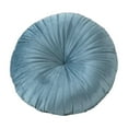 thumbnail image 4 of Tnarru Coussin Rond Citrouille Coussin de Sol Confortable pour Sofa Lit Salon Bleu Lac, 4 of 8