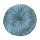 thumbnail image 4 of Cojín redondo, cojín de suelo, elegante y multifuncional, para cama, silla, sofá, Lago Azul, 4 of 9