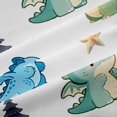 thumbnail image 5 of Manfei Cute Kawaii Dragon Animals Curtains and Drapes Pack of 2 (52x63 Each),Pine Tree Cloud Black Out Curtains,Blue White, 5 of 6