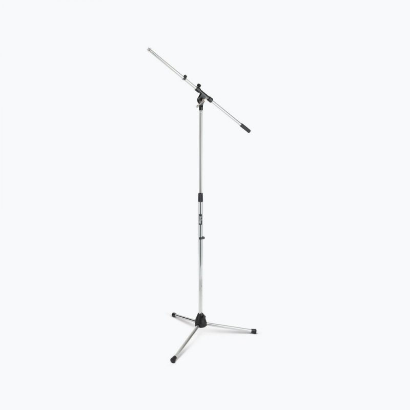 On-Stage MS7701C Tripod Microphone Boom Stand, Chrome