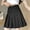 Black, variant on Skirts for Women Skirt Timeless High Waist Pleated Midi Solid Color Women’s Fashion Half Skirt for Everyday Khaki 3XL