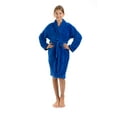 thumbnail image 2 of BC BARE COTTON Bare Cotton Kids Microfiber Fleece Shawl Robe - Girls - Royal Blue - Large, 2 of 5