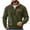 Green, variant on Men's Half Zip Up Sweaters Pullover Mock Neck Color Block Sweatshirts Casual Baggy Long Sleeve Pocket Tops Outdoor (L, Brown)
