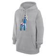 thumbnail image 2 of Women's G-III 4Her by Carl Banks Heather Gray Oklahoma City Thunder Basketball Girls Fleece Pullover Hoodie, 2 of 3