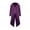 Purple, variant on Rovga Boys Girls Winter Coats Big Kids Regency Tailcoat Jacket Frock Coat For 16-17 Years