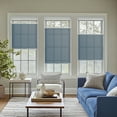 thumbnail image 4 of Keego New Upgraded No Drill Cellular Shades Top Down Bottom Up Honeycomb Blinds Cordless Window Blinds Easy to Install Cellular Shade for Windows, Light Filtering - SlateBlue, 42"W x 64"H, 4 of 8