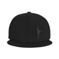 thumbnail image 3 of DouZhe Flat Brim Cap Snapback Hat, Retro Mexico Style Bird Prints Adjustable Black Adult Baseball Cap, 3 of 6