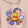thumbnail image 3 of Peanuts - Woodstock Peace And Love Flair - Juniors Cropped Pullover Hoodie, 3 of 6