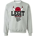 thumbnail image 1 of LEGIT Basketball Crewneck Sweatshirt, 1 of 1