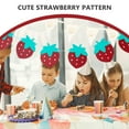 thumbnail image 3 of FRCOLOR  Strawberry Baby Shower Decorations Banner Birthday Door Red, 3 of 8