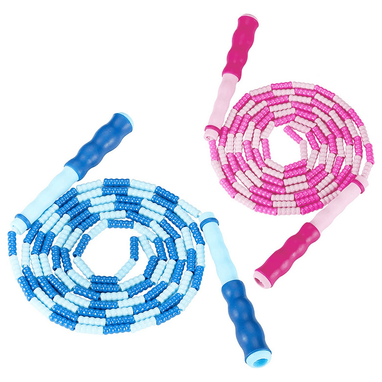 Beaded Jump Ropes for Kids and Adults with Adjustable Length