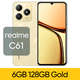 thumbnail image 3 of Realme C61 Smartphone Octa-Core Diseño delgado de 17,74 mm Carga SUPERVOOC de 45 W Cámara AI de 50 MP Pantalla HD de 6,74 pulgadas y 90 Hz IP54, 3 of 5
