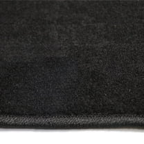 Ikon Motorsports Black Floor Mats for 2003-2007 Honda Accord Coupe 2Dr OE Factory Style Nylon Car Front Rear Carpets Liner 4PCS