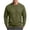 Army Green-RongHuan Hoodies F, variant on RongHuan Mens Crewneck Sweatshirt Fashion Fleece Pullover Kangaroo Pocket Fall Winter Long Sleeve Sweatshirts