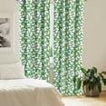 thumbnail image 2 of Ambesonne Bowling Curtains, Colorful Pins on Green, Pair of 28"x84", Multicolor, 2 of 5