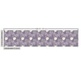 thumbnail image 3 of Floral Upholstery Fabric by the Yard, Botanical Illustration of Abstract Poppies Tulips Images Along Leaves Motifs, Decorative Fabric for DIY and Home Accents, Pale Purple Cream by Ambesonne, 3 of 5