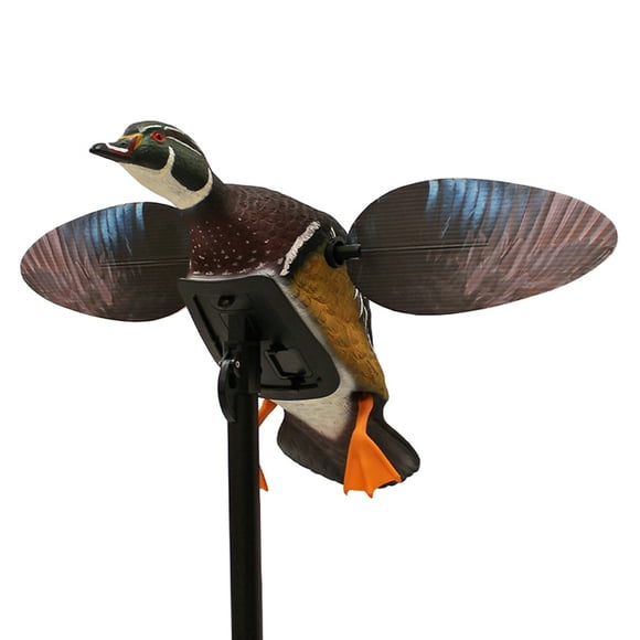 MOJO Outdoors Robuste Elite Series Leurre de Chasse au Canard en Bois avec Poteau de Soutien