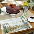 thumbnail image 4 of CounterArt Rustic Lake 4-Pack Reversible Plastic Tabletop Placemats, 4 of 7