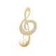 thumbnail image 1 of Guardurnaity Broche de nota musical de cobre, cristal portátil, peroné de moda, brillante, respetuoso con el medio ambiente, resistente al agua, Ropa, zapatos y accesorios Miscelánea, 1 of 6