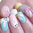 thumbnail image 6 of Aellinatey 24 Pieces French Tip False Nail Square Shape Press on Nail Manicure Nail Art, 6 of 6