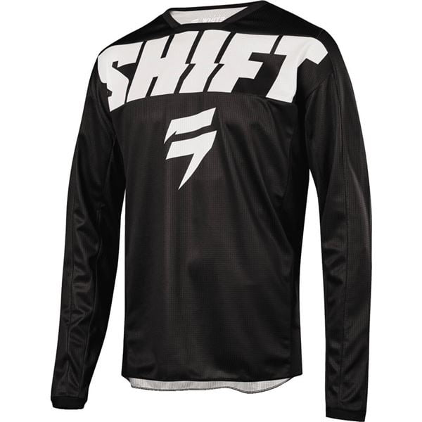 black motocross jersey