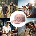 thumbnail image 5 of Juicy Watermelon Cap - Sweet Fruit Print Flat Brim Snapback, Refreshing Summer Lover Design, 5 of 5