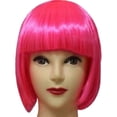thumbnail image 5 of Women Short BOB Hair Wig Straight Bangs Cosplay Party Stage Show 13 Colors Party Supplies, 5 of 6