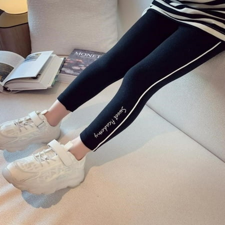 

New Baby Girls Leggings Spring Autumn Cotton Slim Long Trousers Spots Pants Children s Letter Elastic Yoga Bottomwear