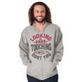 thumbnail image 3 of Taken Funny Flirty Relationship Joke Zip Up Hoodie Men's Women's Brisco Brands S, 3 of 6