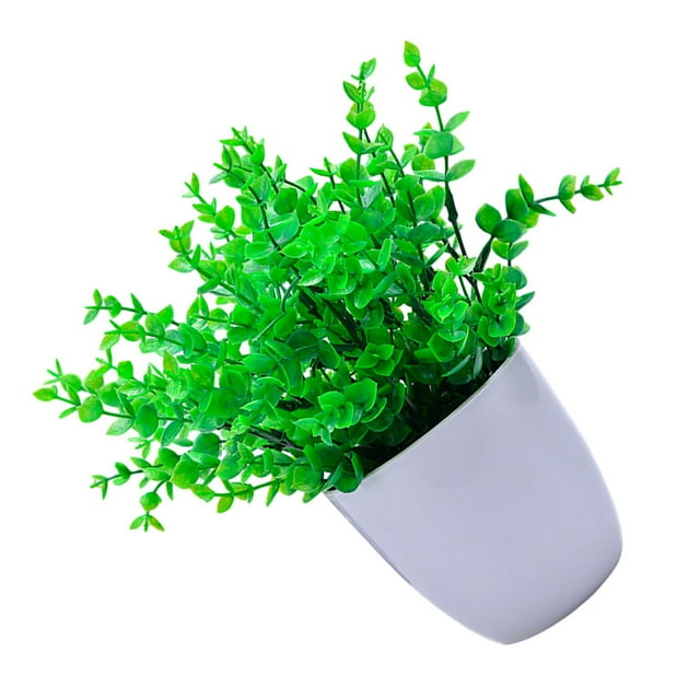 Decor Artificial Pot Indoor Fake Plant Home Decor Simulation Potted Plant Plastic Fake Plant Pot Indoor Artificial Bonsai